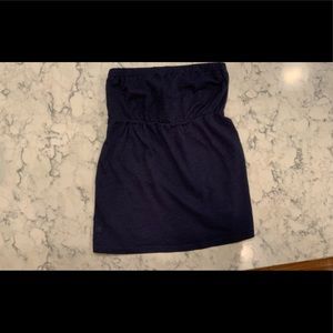 Lilly Pulitzer Bandeau - Sleeveless Top in Navy